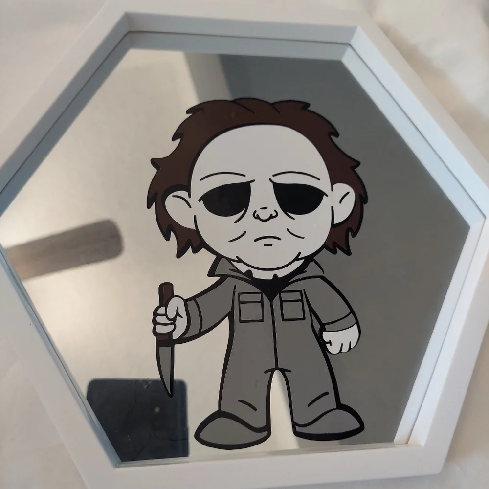 Halloween mirror